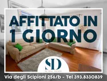 Bilocale piano alto con balconi